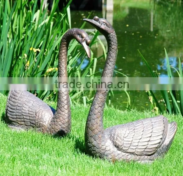 Bronze Life Goose Sculpture for Gadern Decoration photo-2