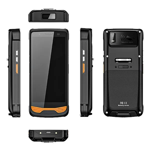 HP5516 Cheapest Factory 5.5'' IPS 6000mAh IP65 All-in-One 4G Rugged Android 13 Terminal With 2D Barcode UHF RFID, NFC & Dual Cameras photo-3