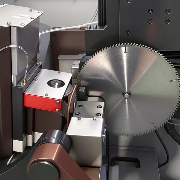 Industrial Saw Blade Sharpener for Carbide-Tipped Blades | Automatic Angle Grinding Machine | Aoxiang Machinery photo-3
