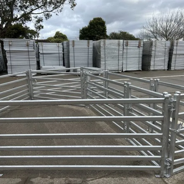 Horse Fence Panels Circular Tube Livestock Cattle Panels Horse Corral Panels Easily Assembled Sheep and Goat Farm photo-2