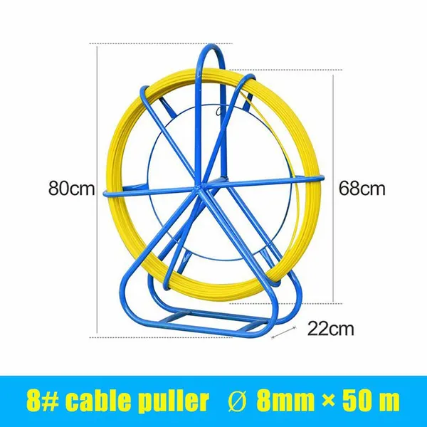 100 - Meter FRP Conduit Threader, Electrical Wire Pulling Tool, Communication Optical Cable Lead - in Device, Network Cable Pulling Tool