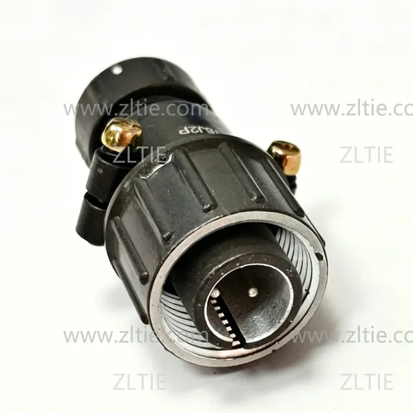 P16 Series 3-Pin Straight Male Cable Plug With Shielded Tail Attachment photo-2