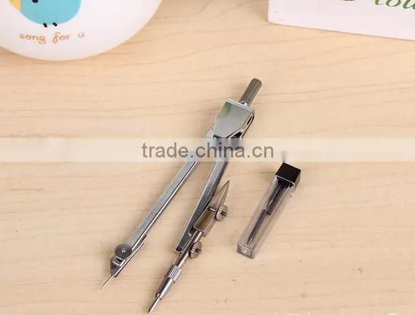 Metal Compasses Set Drawing Instruments Silver Color Apply to School and Office Custom as Client's Requirements Factory Made photo-2