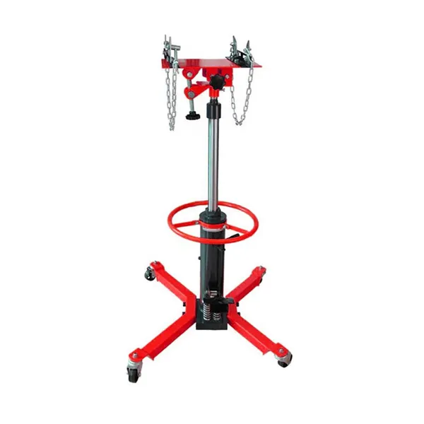 Transmission Jack Hydraulic Telescoping Transmission Jack 1300lb Capacity Floor Jack 2 Stage With 360°Swivel Wheels Foot Pedal photo-2