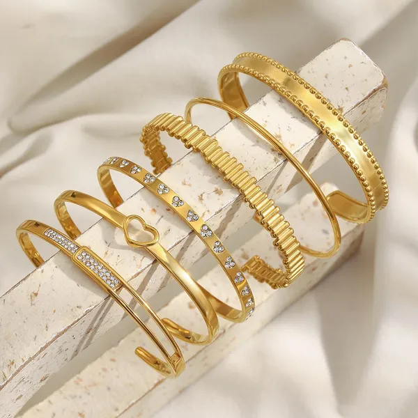 Adjustable Stainless Steel Bracelet, 6mm Thick, Solid Construction, Hypoallergenic, Bulk Wholesale photo-3