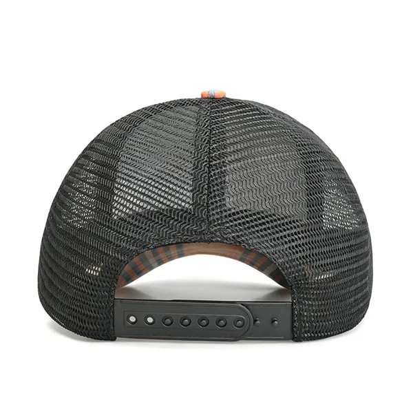 Summer Printed Logo Trucker Mesh Cap Breathable Mesh Back Sun Protection Hat photo-4