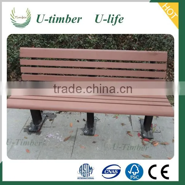 WPC Garden Bench, Outdoor Chair, UV-protect and Water-proof photo-2