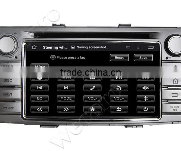 Wecaro Android 4.4.4 Car Multimedia System Double Din for Toyota Hilux Car Radio Gps Navigator Audio System 2012 2013 2014 photo-5