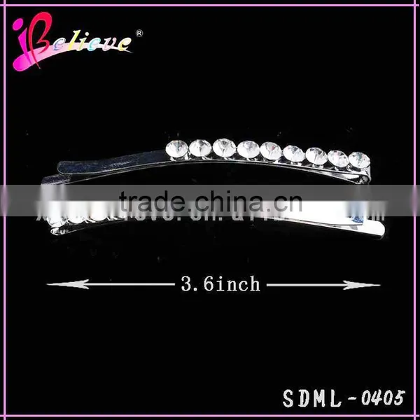 Charming Hair Jewelry Hair Pins With Rhinestone Crystal Hair Accessories for Little Girls photo-4