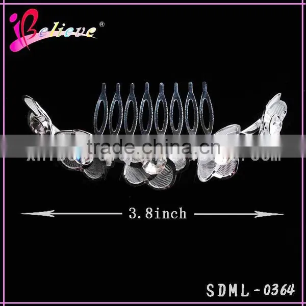 Yiwu Market Hot Selling Bridal Diamond Hair Jewelry,hair Accessories Wholesale Magic Hair Comb photo-3