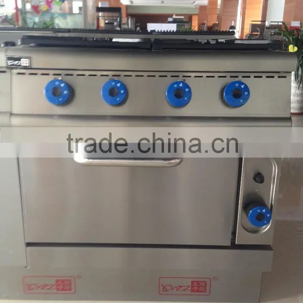 Luxury Western Kitchen Equipment Gas Burner Cooker With Cabinet photo-2