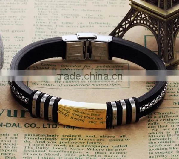 New Arrival Custom Silicone Bracelets Top Quality photo-3