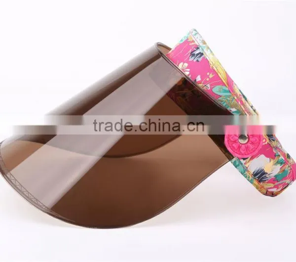Plastic Brim Sunvisor Anti UV PVC Sun Visor photo-2