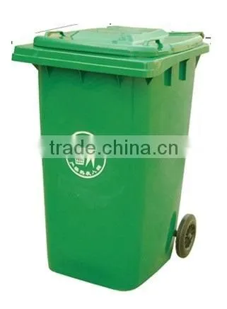 Outdoor Large HDPE Plastic Trash Bin/ Dustbin With Wheels photo-2