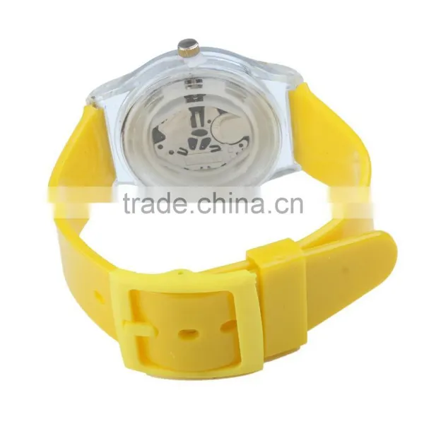 SL2035 Crystal Fruit Lemon Jelly Silicone Watches For Women Children Clock Plastic Girls Ladies Dress Wrist Watch Erkek Kol Saat photo-4
