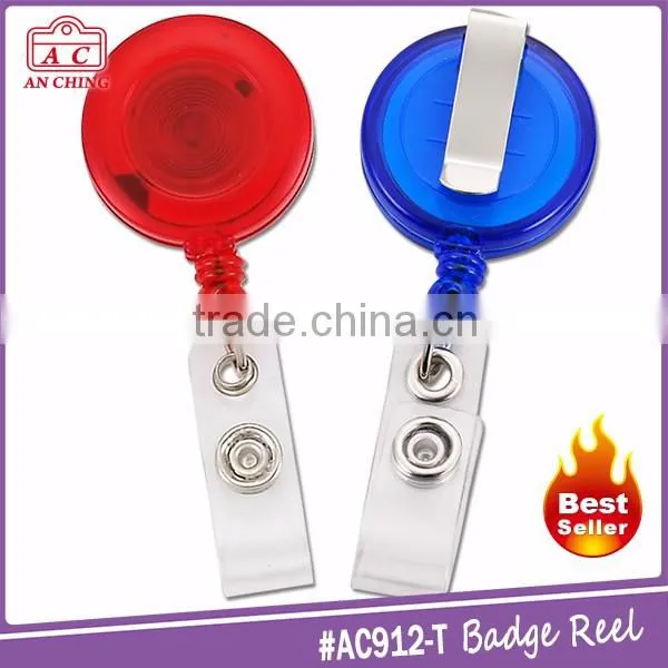 High Quality Carabiner Style Yoyo Badge id Card Holder With Back Clip photo-5