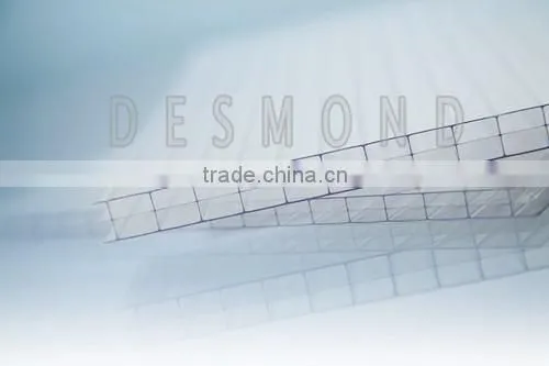Desmond Polycarbonate Multi-wall Sheet Polycarbonate Hollow Sheet Top Quality photo-2