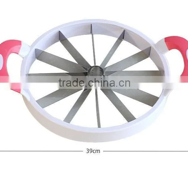 Fruit Tools 12 Slices Stainless Steel Melon Slicers Watermelon Cutter photo-3