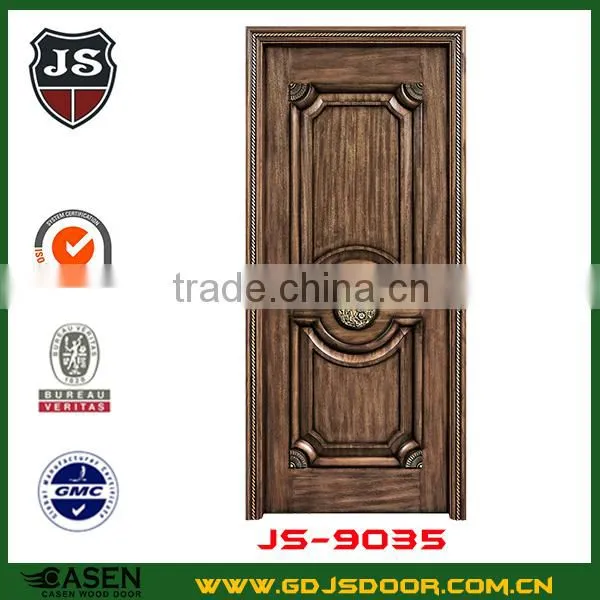 New Modern Single Swing Door Mutil Panels Indian Wood Carving Doors for Bedroom photo-4