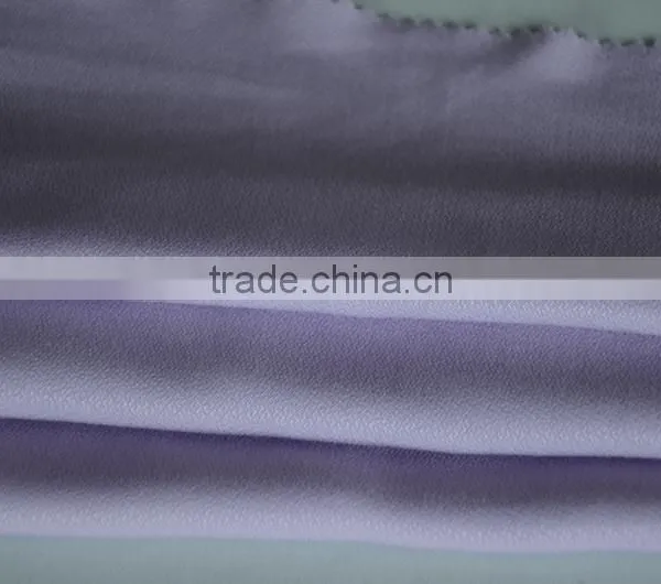 Rayon Crepe 50% Polyester 50% Rayon Light Weight Silk Like Fabric for Fashion Apprarel photo-2