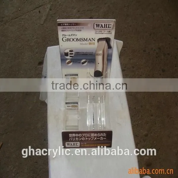 GH-RZ528 Magazine Clear Acrylic Table Dispaly File Stand Racks For Office ,top Grade Acrylic Display Rack photo-2