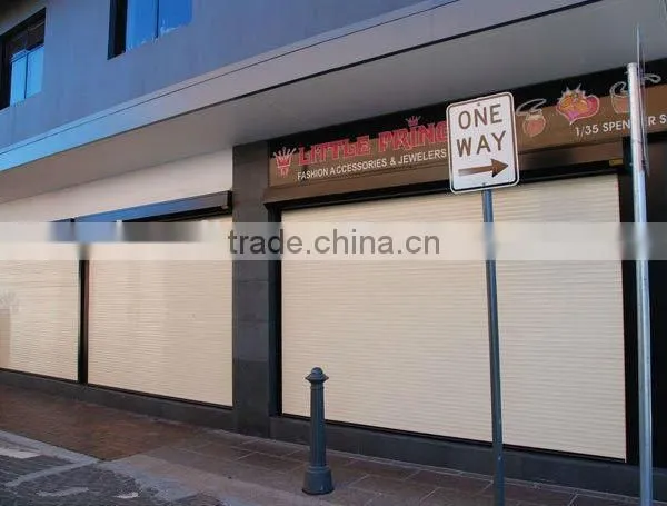 Aluminium Insulated Rolling Shutter With Auto & Manual Control