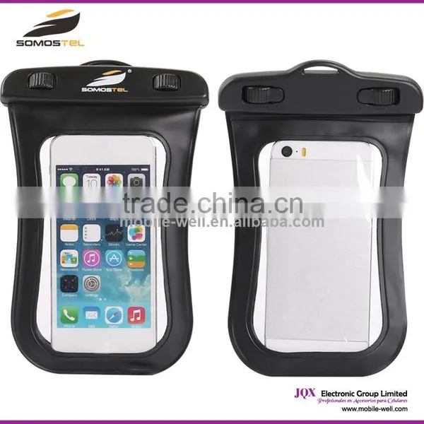 [Somostel] 2015 High Quality Mobile Phone Pvc Waterproof Bag, Clear Waterproof Cell Phone Bag photo-2