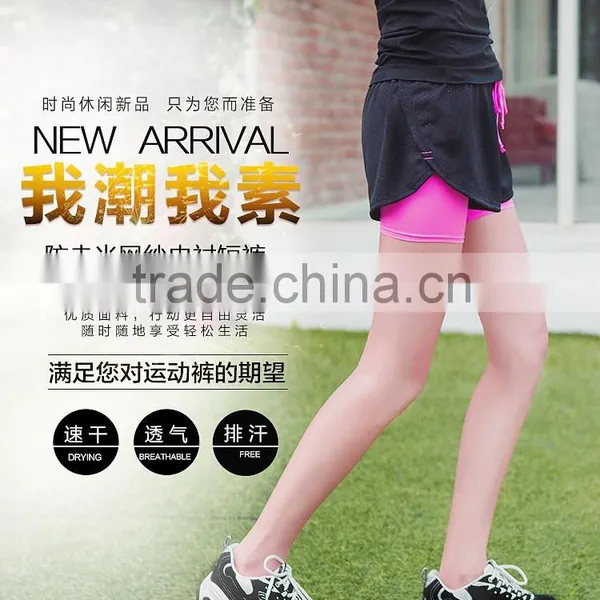 Hot Sale Printed Cotton/polyester Cheap Casual Sports Short Pants for Women,hot Short Pants for Women photo-6