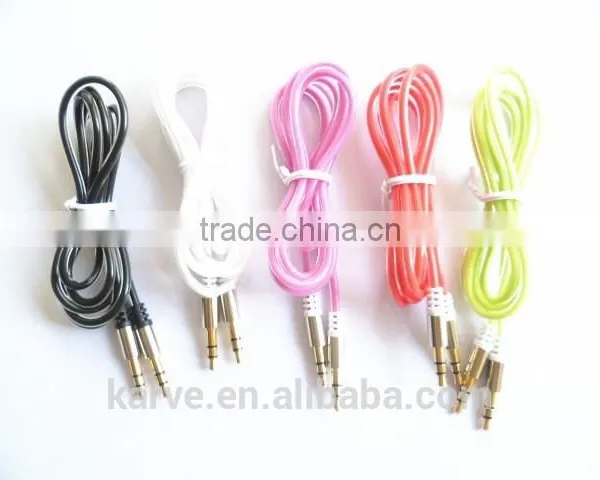 New Style Colorful Dc3.5 Metal Crystal Cable photo-4