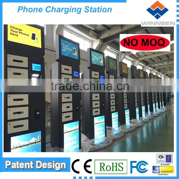 High Security Floor Standing Alone Storage Locker Phone Charging Tower APC-06A photo-2