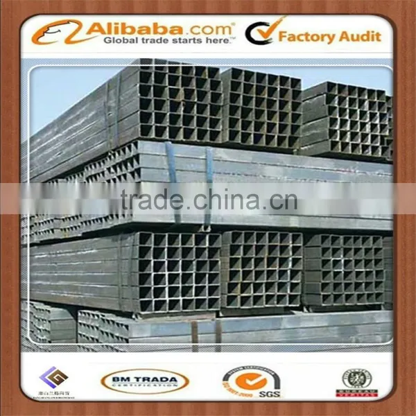 Weld Steel Square Tube ERW Black Square Tube Steel Rectangle Pipe photo-6