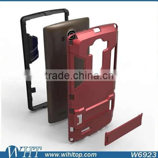 Heavy Duty Rugged Armor Case for LG G4 With Kickstand photo-3