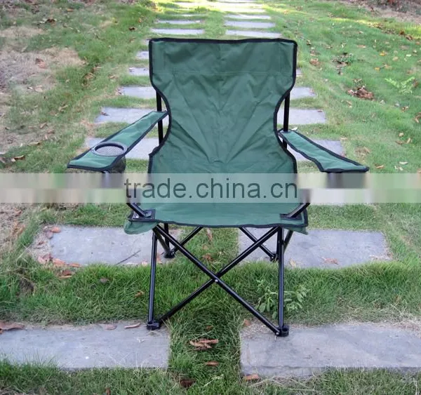 Portable Folding 600 D PVC/PE Oxford Nylon Outdoor Camping Picnic Beach Foldable Chair With Carry Bag on Arm photo-3