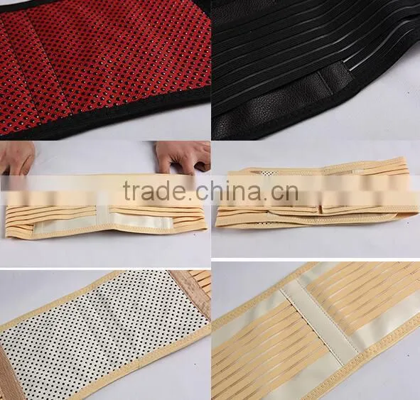 High Quality Therapy Self-heating Adjustable Infrared HEAT Magnetic Back Support photo-4