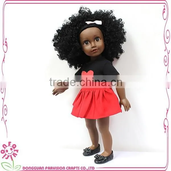 2016 Fashion 18 Inch Ethnic African Plastic Black American Girl Doll photo-5
