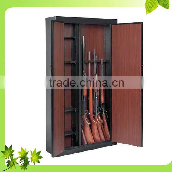 Portable Gun Cabinet Laptop Size Hotel Safe Anti-burglary Money Steel Fingerprint Safe Box Grey Home Digital Safe Deposit Box photo-4