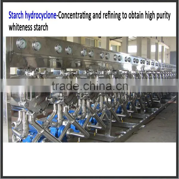 Automatic potato processing cassava starch making production line