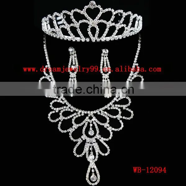2015 Fabulous Bridal Rhinestone Jewelry Set