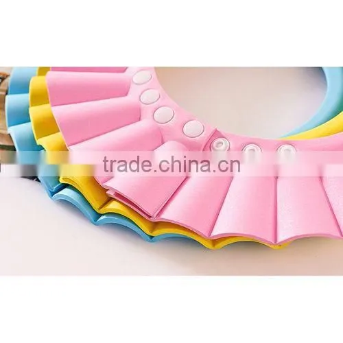 Baby Shampoo Cap Waterproof Cap Ear Hood Widening Adjustable
