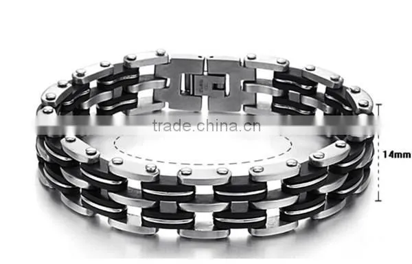 Fashion Power Energy Balance Titanium Magnetic Bracelet for Man photo-5