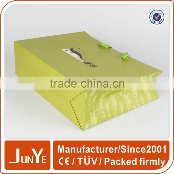 Custom Shopping Cotton Paper Handle Bag With Logo Print photo-3
