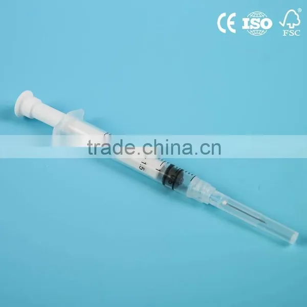 3ml Luer Lock Disposable Retractable Safety Syringe photo-3