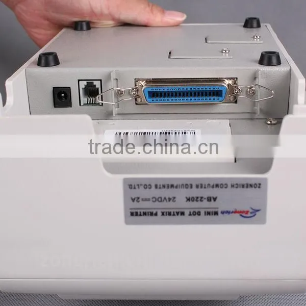 Dot Matrix Impact Receipt Printer for Invoice Printing With Ribbon AB-220K no Cutter photo-3