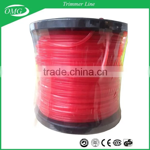 2.7mm x 3 LB Ellipse Twist Nylon Trimmer Line for Brush Cutter photo-5