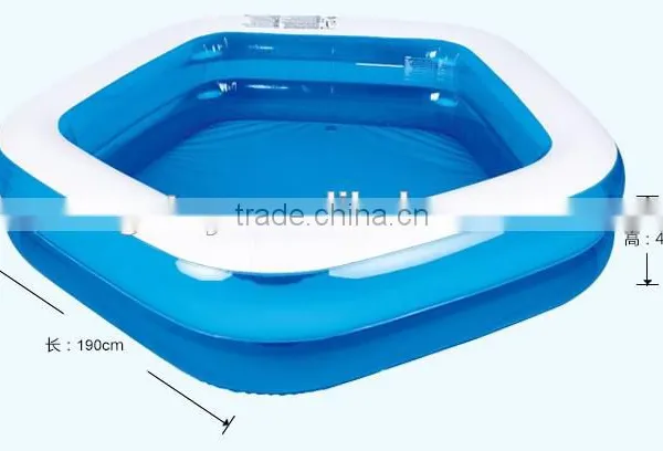 190x40cm Inflatable Swimming Pool Family Pool photo-2