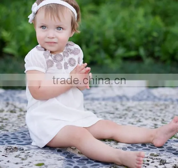 DB137 Dave Bella 2014 New 100% Cotton Princess Baby Summer Dress Beautiful Baby Dress