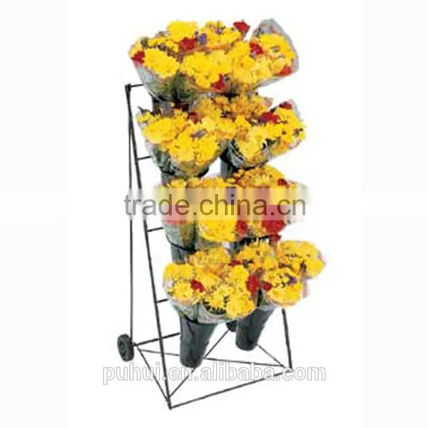 Metal Mobile Flower Exposition Stand photo-4