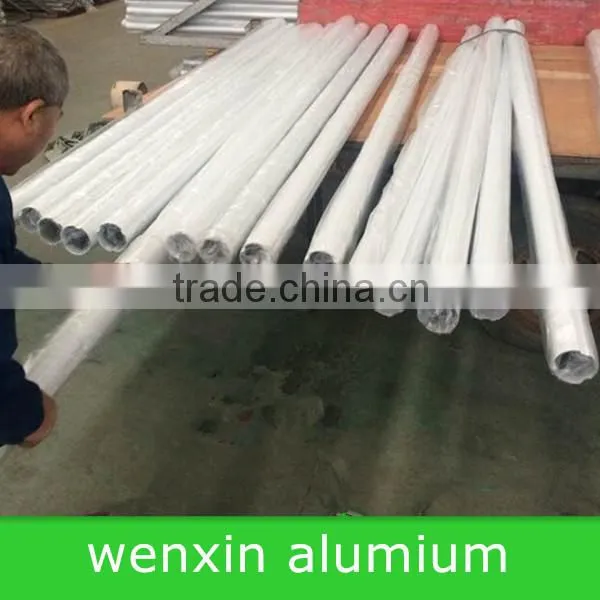 White Powder Coated Aluminum Telescopic Pole