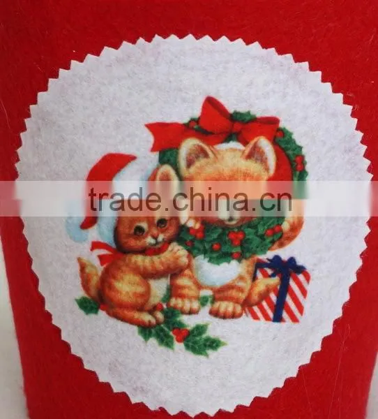 Felt Christmas Pet Food Containers photo-3