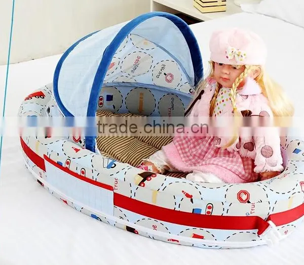 High Quality Fashion Design Baby Travel Carrier Bassinet Baby Playpen Bassinet Foam Folding Baby Bassinet photo-2